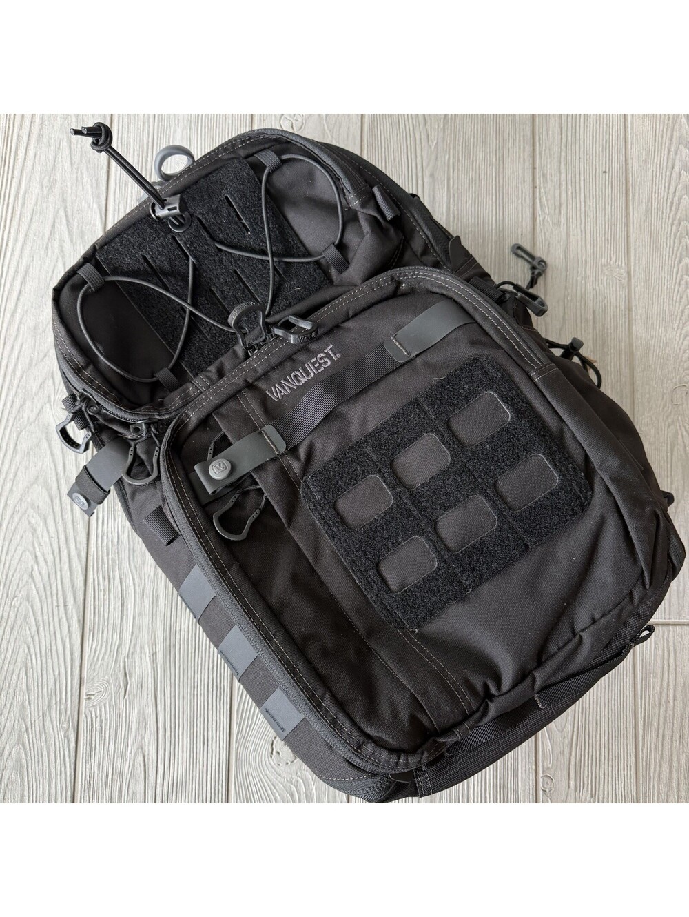 Vanquest Trident Tactical Backpack Camera Black Cordura EDC MOLLE Carry Nice!